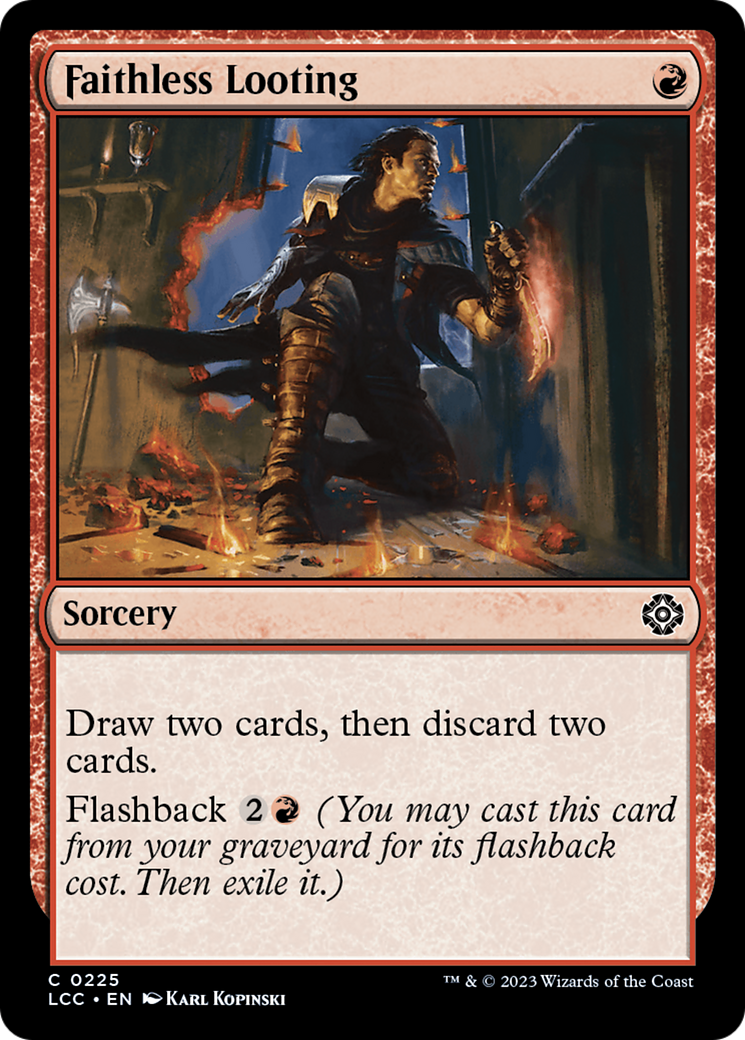 Faithless Looting [The Lost Caverns of Ixalan Commander] | Jack's On Queen