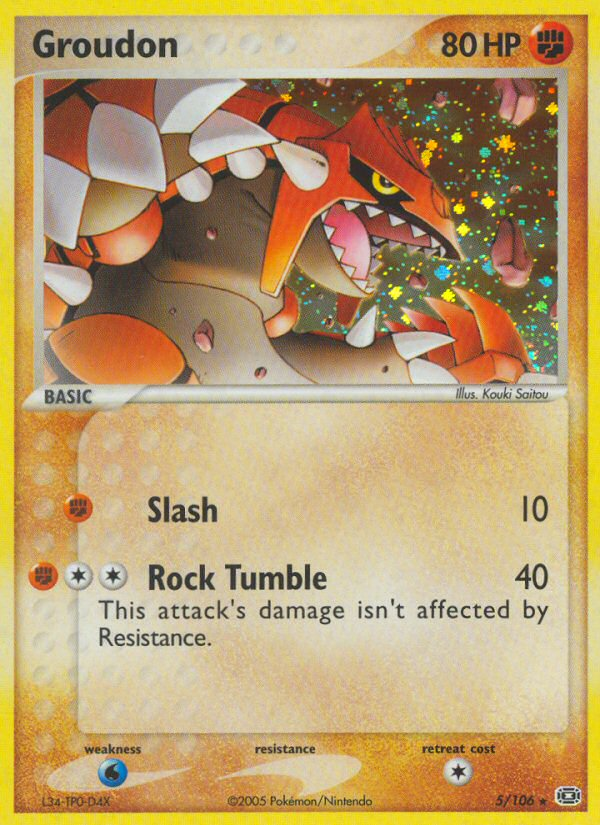 Groudon (5/106) [EX: Emerald] | Jack's On Queen