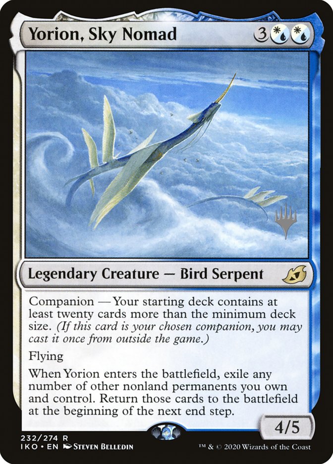 Yorion, Sky Nomad (Promo Pack) [Ikoria: Lair of Behemoths Promos] | Jack's On Queen