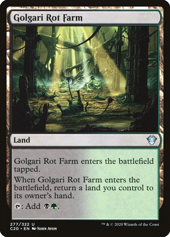 Golgari Rot Farm [Commander 2020] | Jack's On Queen