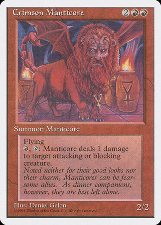 Crimson Manticore [Fourth Edition] | Jack's On Queen