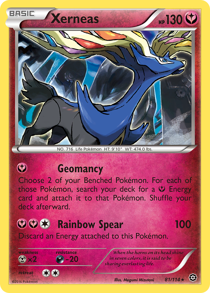 Xerneas (81/114) [XY: Steam Siege] | Jack's On Queen