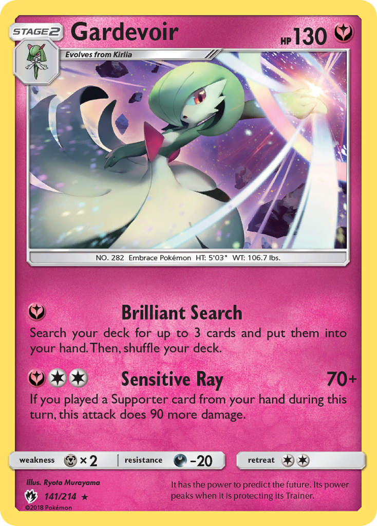 Gardevoir (141/214) [Sun & Moon: Lost Thunder] | Jack's On Queen