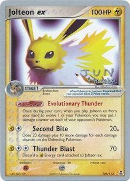 Jolteon ex (109/113) (Flyvees - Jun Hasebe) [World Championships 2007] | Jack's On Queen