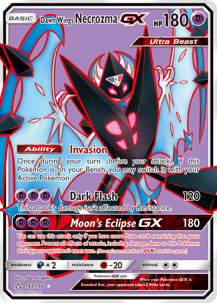 Dawn Wings Necrozma GX (143/156) [Sun & Moon: Ultra Prism] | Jack's On Queen