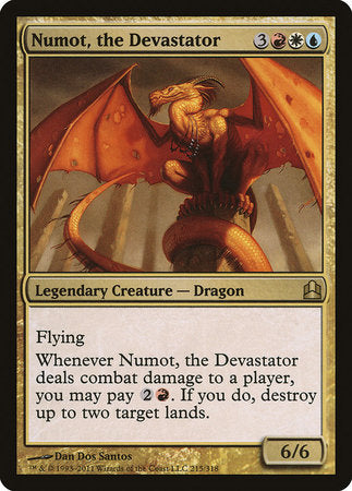 Numot, the Devastator [Commander 2011] | Jack's On Queen