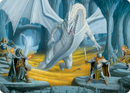 Cave of the Frost Dragon Art Card [Dungeons & Dragons: Adventures in the Forgotten Realms Art Series] | Jack's On Queen