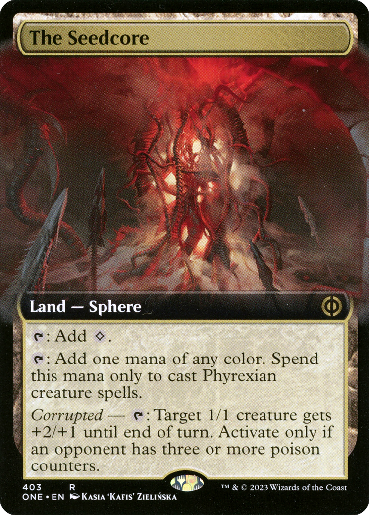 The Seedcore (Extended Art) [Phyrexia: All Will Be One] | Jack's On Queen