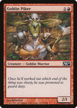 Goblin Piker [Magic 2010] | Jack's On Queen