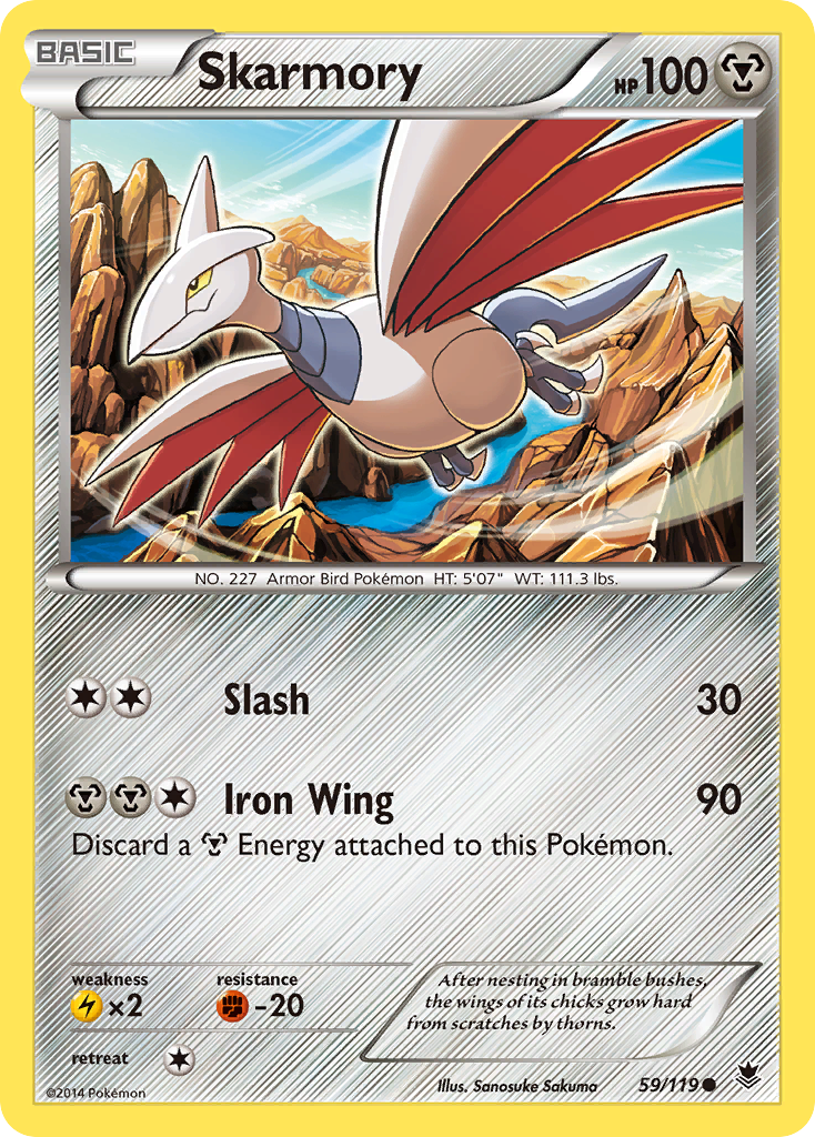 Skarmory (59/119) [XY: Phantom Forces] | Jack's On Queen