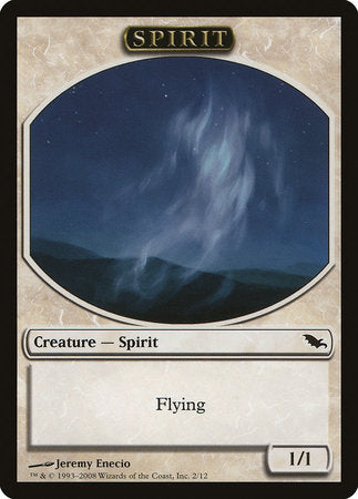 Spirit Token [Shadowmoor Tokens] | Jack's On Queen