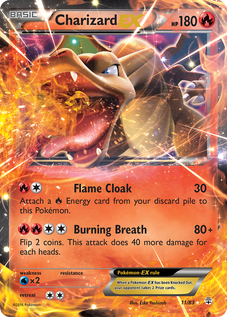 Charizard EX (11/83) [XY: Generations] | Jack's On Queen