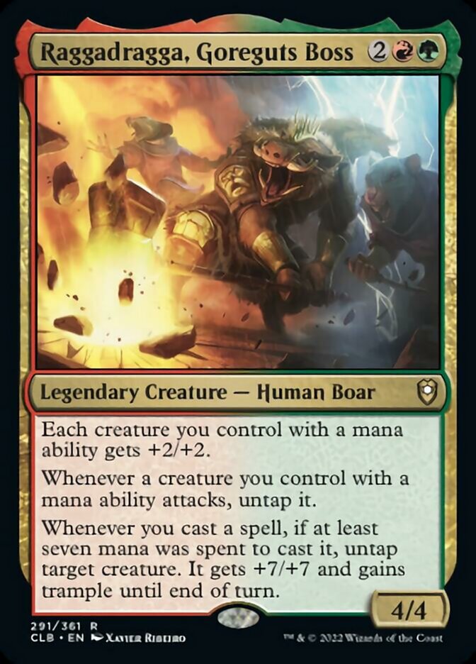 Raggadragga, Goreguts Boss [Commander Legends: Battle for Baldur's Gate] | Jack's On Queen