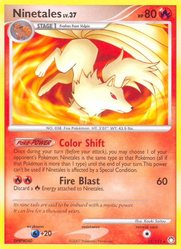Ninetales (32/123) [Diamond & Pearl: Mysterious Treasures] | Jack's On Queen
