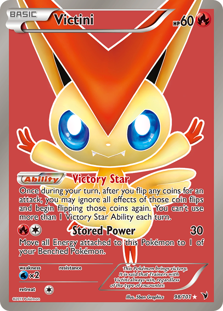 Victini (98/101) [Black & White: Noble Victories] | Jack's On Queen