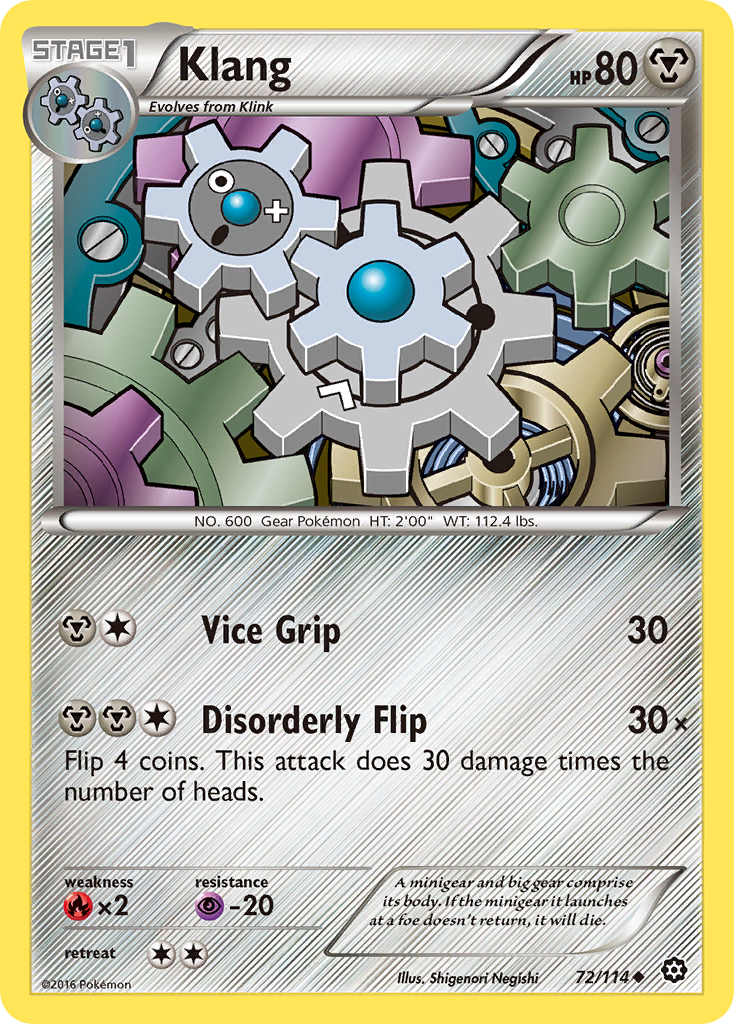 Klang (72/114) [XY: Steam Siege] | Jack's On Queen