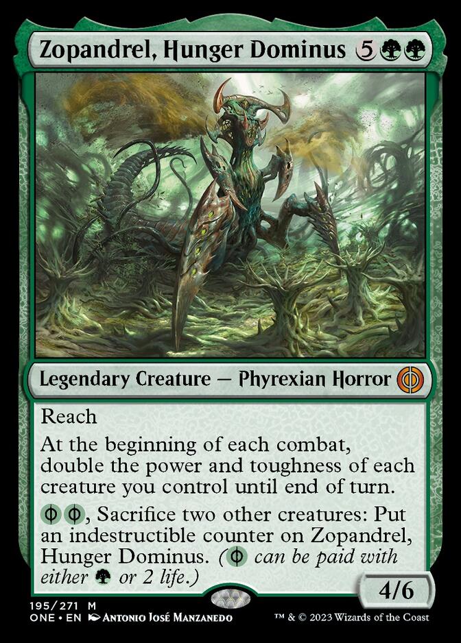 Zopandrel, Hunger Dominus [Phyrexia: All Will Be One] | Jack's On Queen