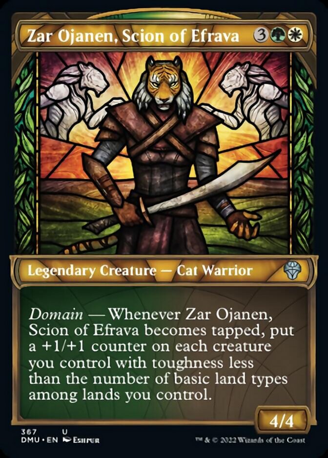 Zar Ojanen, Scion of Efrava (Showcase Textured) [Dominaria United] | Jack's On Queen