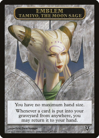 Emblem - Tamiyo, The Moon Sage [Avacyn Restored Tokens] | Jack's On Queen