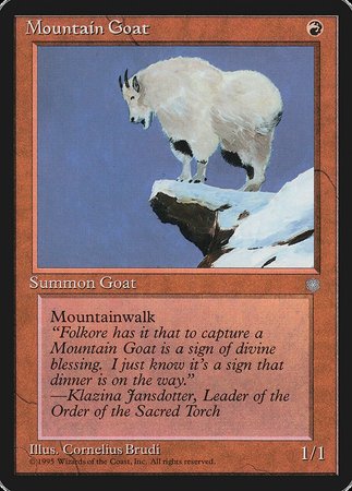 Mountain Goat [Ice Age] | Jack's On Queen