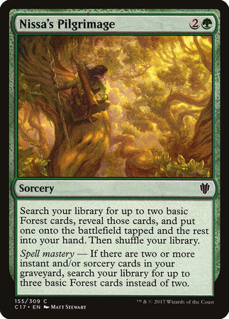 Nissa's Pilgrimage [Commander 2017] | Jack's On Queen