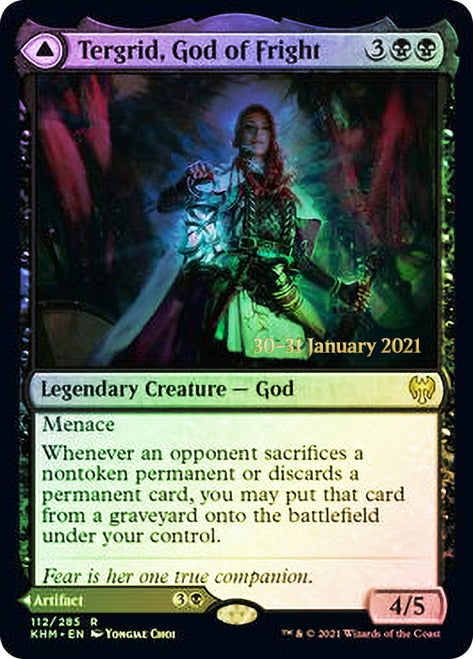 Tergrid, God of Fright // Tergrid's Lantern  [Kaldheim Prerelease Promos] | Jack's On Queen