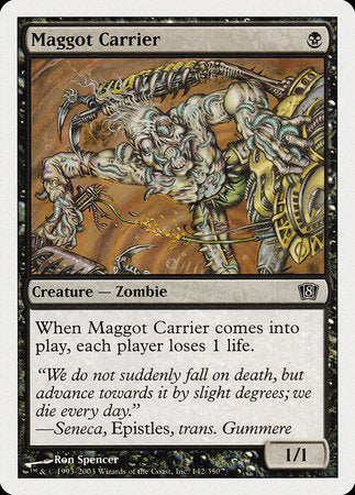 Maggot Carrier [Eighth Edition] | Jack's On Queen