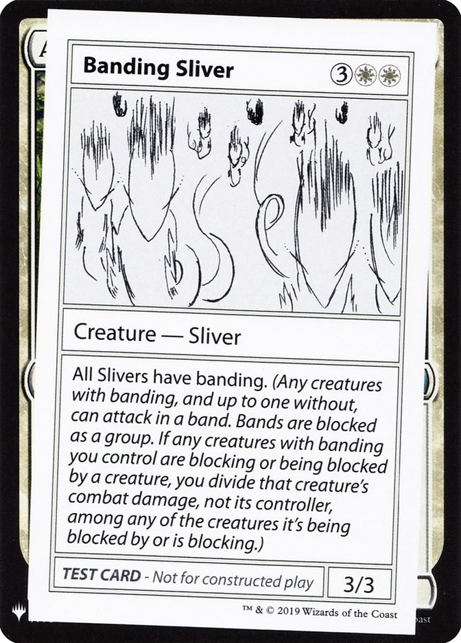 Banding Sliver [Mystery Booster Playtest Cards] | Jack's On Queen