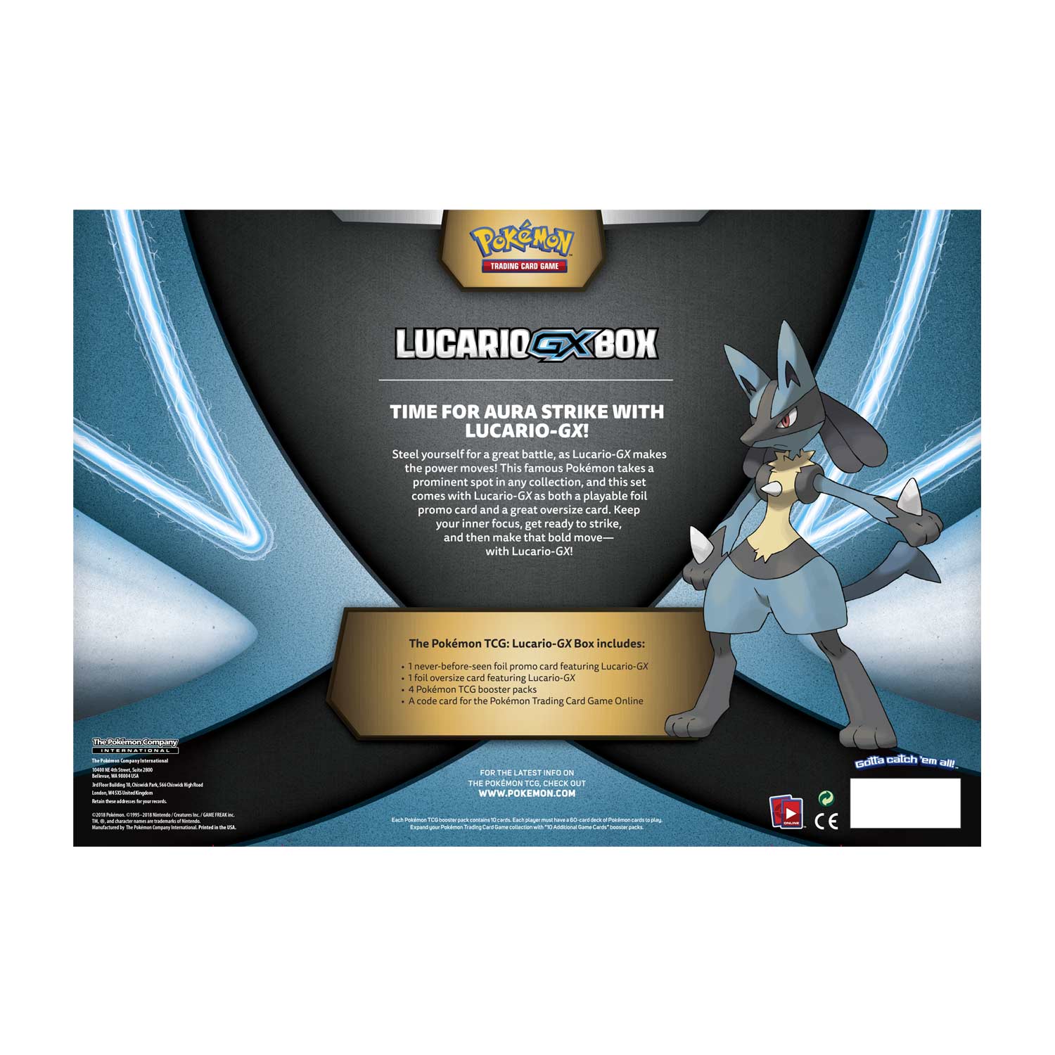Sun & Moon: Ultra Prism - Lucario GX Box | Jack's On Queen