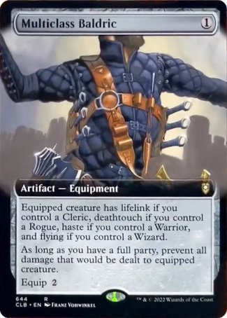 Multiclass Baldric (Extended Art) [Commander Legends: Battle for Baldur's Gate] | Jack's On Queen