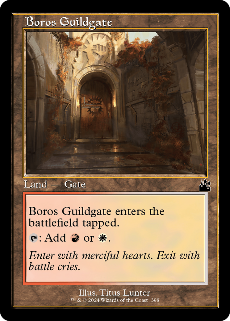 Boros Guildgate (Retro Frame) [Ravnica Remastered] | Jack's On Queen