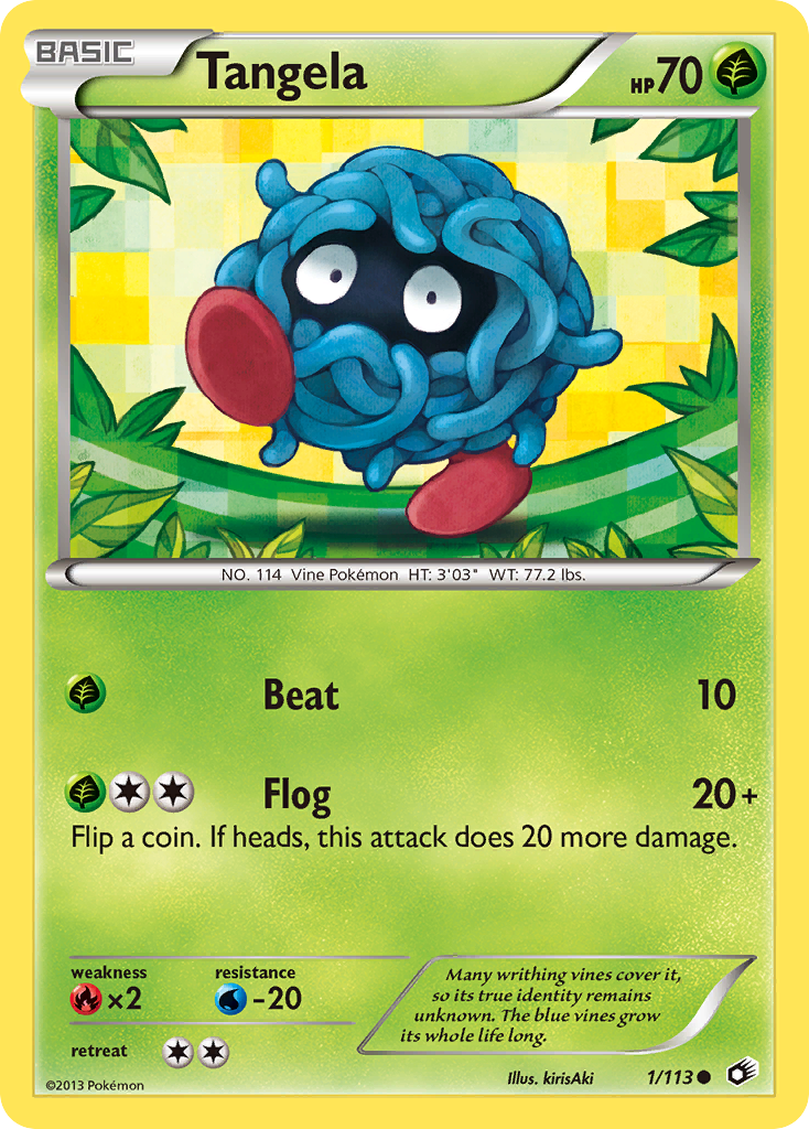 Tangela (1/113) [Black & White: Legendary Treasures] | Jack's On Queen