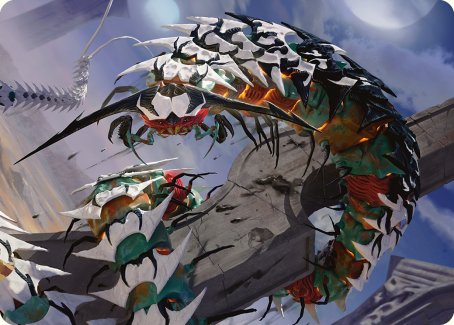 Atraxa's Skitterfang Art Card [Phyrexia: All Will Be One Art Series] | Jack's On Queen