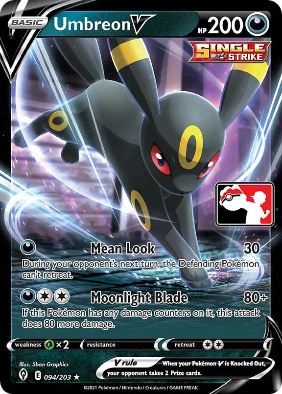 Umbreon V (094/203) [Prize Pack Series One] | Jack's On Queen