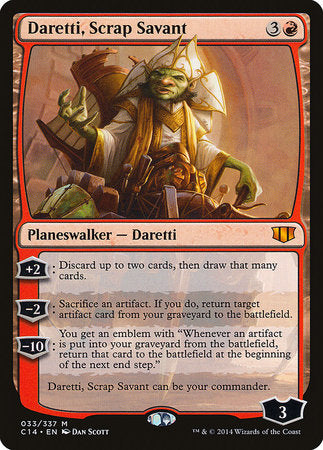 Daretti, Scrap Savant [Commander 2014] | Jack's On Queen