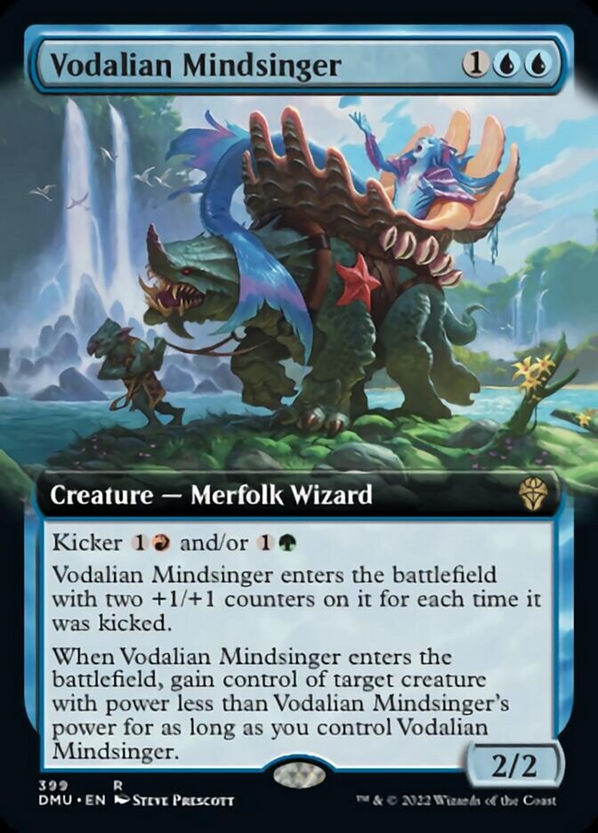 Vodalian Mindsinger (Extended Art) [Dominaria United] | Jack's On Queen