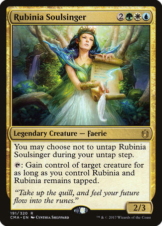 Rubinia Soulsinger [Commander Anthology] | Jack's On Queen