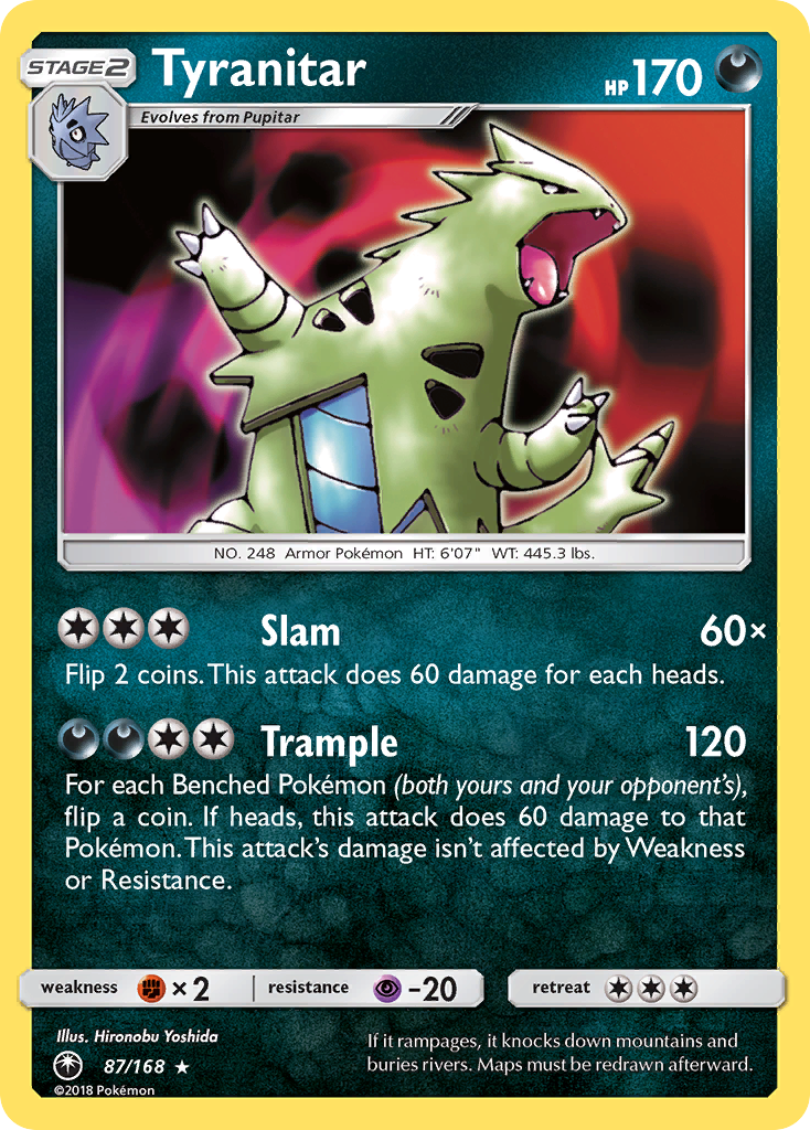 Tyranitar (87/168) [Sun & Moon: Celestial Storm] | Jack's On Queen