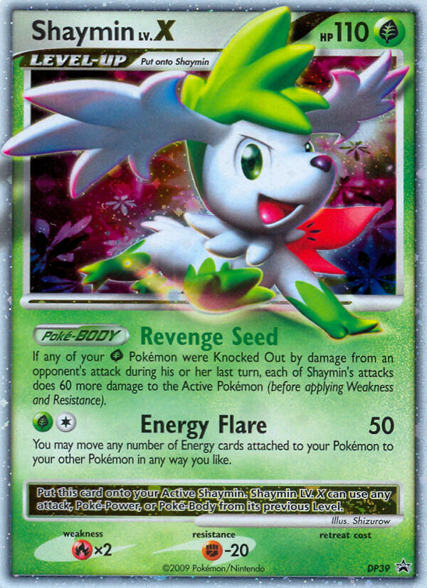 Shaymin LV.X (DP39) [Diamond & Pearl: Black Star Promos] | Jack's On Queen