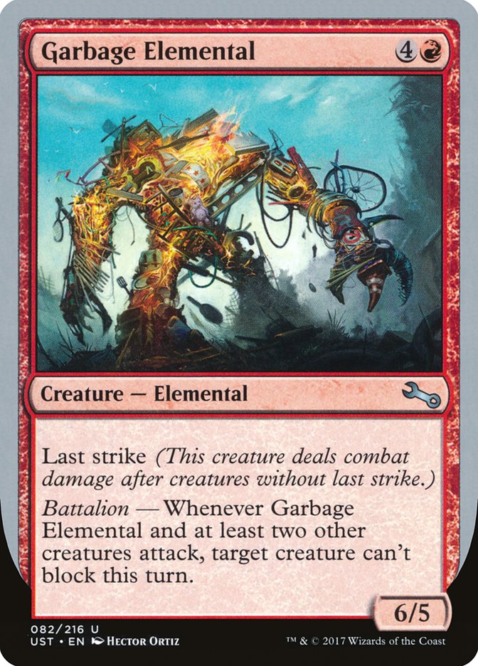 Garbage Elemental (6/5 Creature) [Unstable] | Jack's On Queen