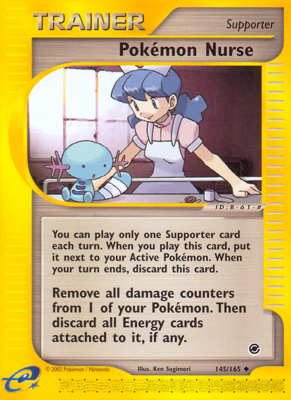 Pokemon Nurse (145/165) [Expedition: Base Set] | Jack's On Queen