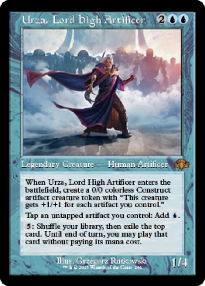 Urza, Lord High Artificer (Retro) [Dominaria Remastered] | Jack's On Queen