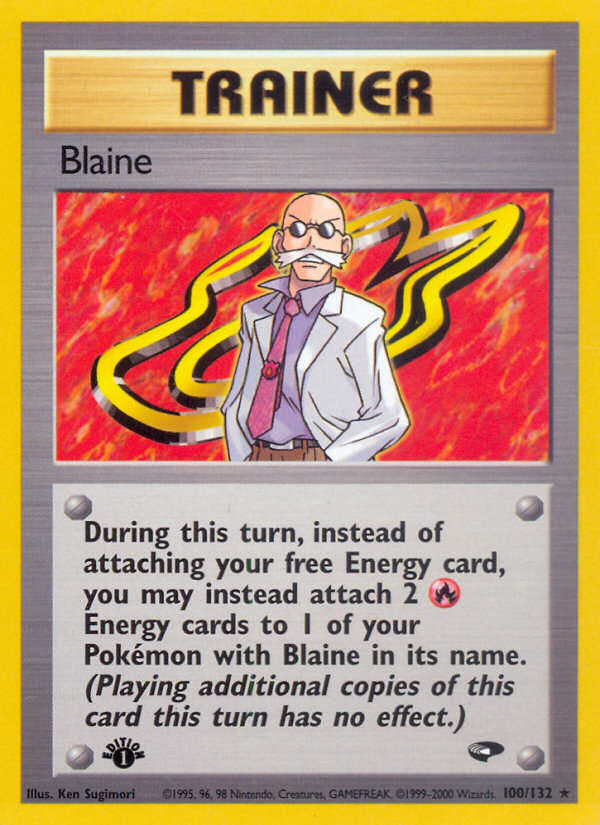 Blaine (100/132) [Gym Challenge 1st Edition] | Jack's On Queen