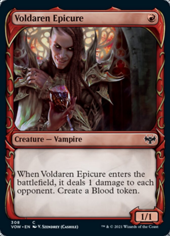 Voldaren Epicure (Showcase Fang Frame) [Innistrad: Crimson Vow] | Jack's On Queen