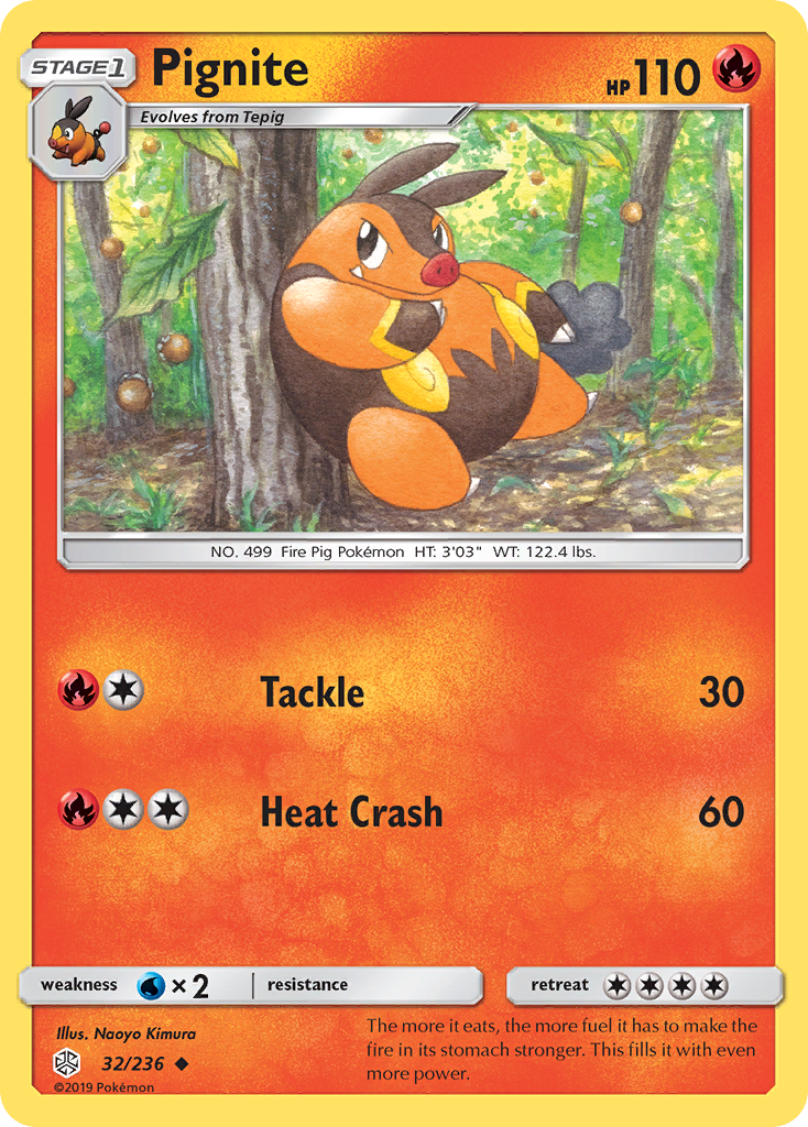 Pignite (32/236) [Sun & Moon: Cosmic Eclipse] | Jack's On Queen