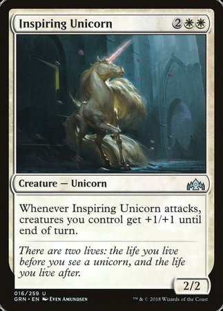 Inspiring Unicorn [Guilds of Ravnica] | Jack's On Queen