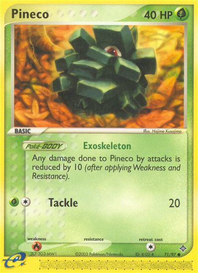 Pineco (71/97) [EX: Dragon] | Jack's On Queen