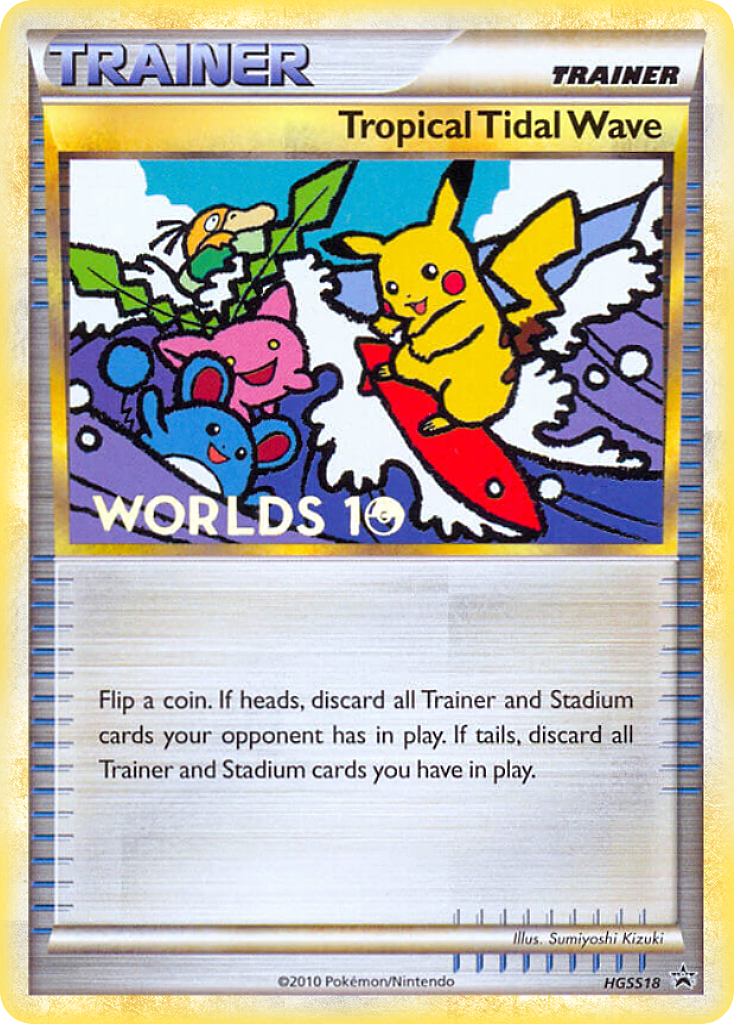 Tropical Tidal Wave (HGSS18) [HeartGold & SoulSilver: Black Star Promos] | Jack's On Queen