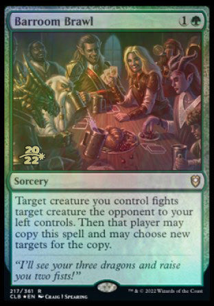 Barroom Brawl [Commander Legends: Battle for Baldur's Gate Prerelease Promos] | Jack's On Queen