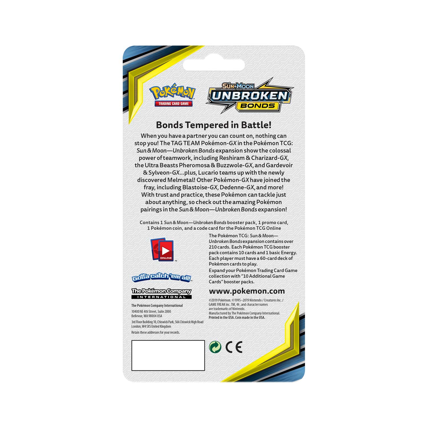 Sun & Moon: Unbroken Bonds - Single Pack Blister (Pikachu) | Jack's On Queen